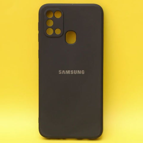 Black Candy Silicone Case for Samsung M30s - The Hatke