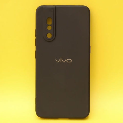 Black Candy Silicone Case for Vivo V15 Pro - The Hatke