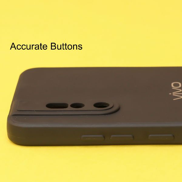 Black Candy Silicone Case for Vivo V15 Pro - The Hatke