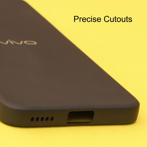 Black Candy Silicone Case for Vivo V15 Pro - The Hatke
