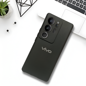 Black Candy Silicone Case for Vivo V29 5g - The Hatke