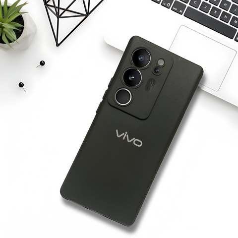 Black Candy Silicone Case for Vivo V29 5g - The Hatke