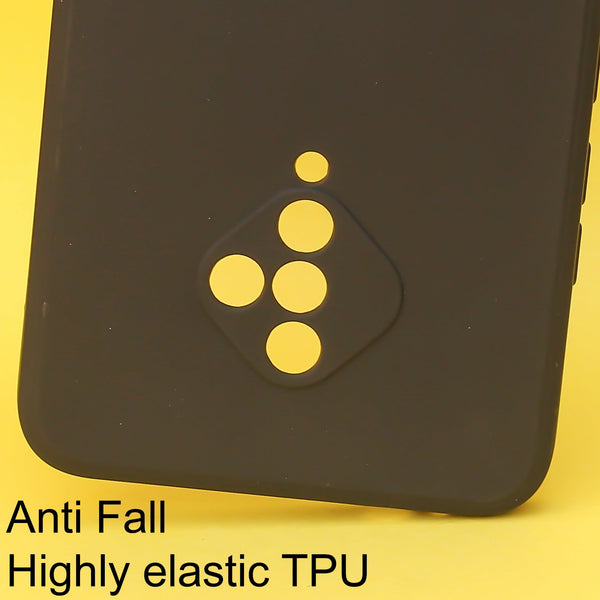 Black Candy silicone Case for Vivo S1 Pro - The Hatke