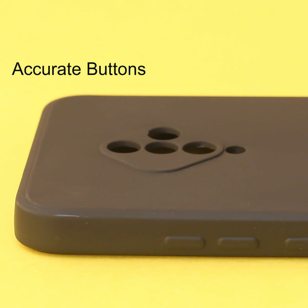 Black Candy silicone Case for Vivo S1 Pro - The Hatke