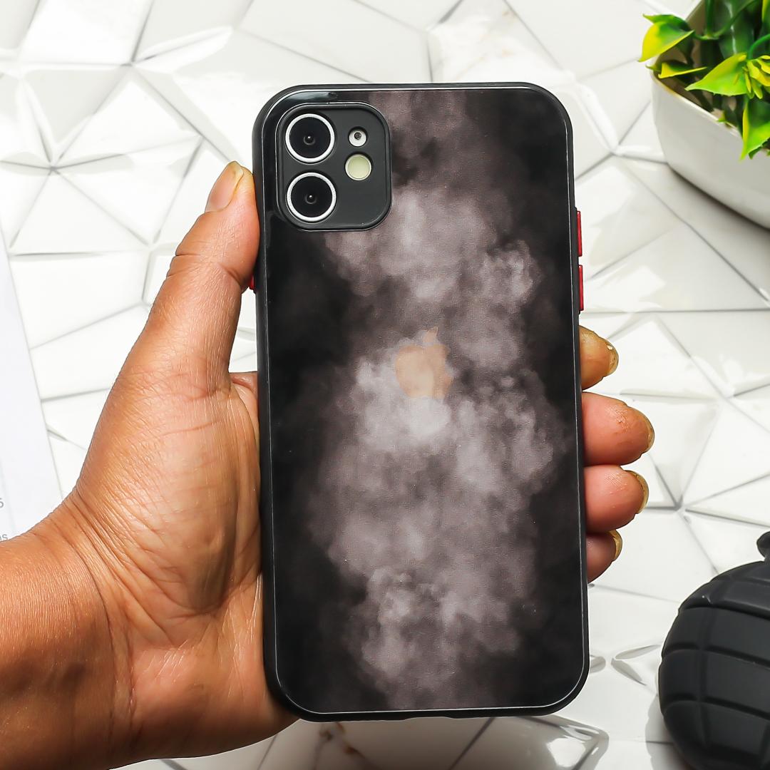 Black Fog Glass Case for Apple iPhone 11 - The Hatke
