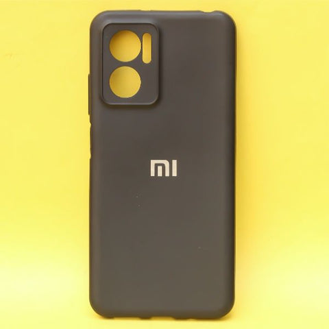 Black Gingle Silicone  case for Redmi 11 Prime - The Hatke