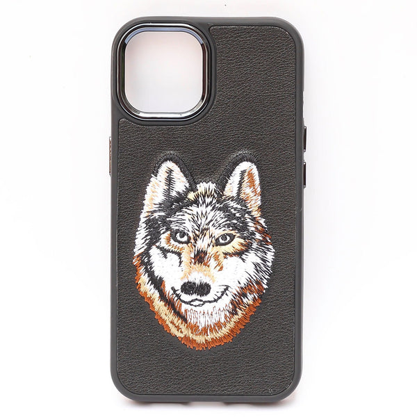 Black Leather Brown Fox Ornamented for Apple iPhone 11 Pro - The Hatke