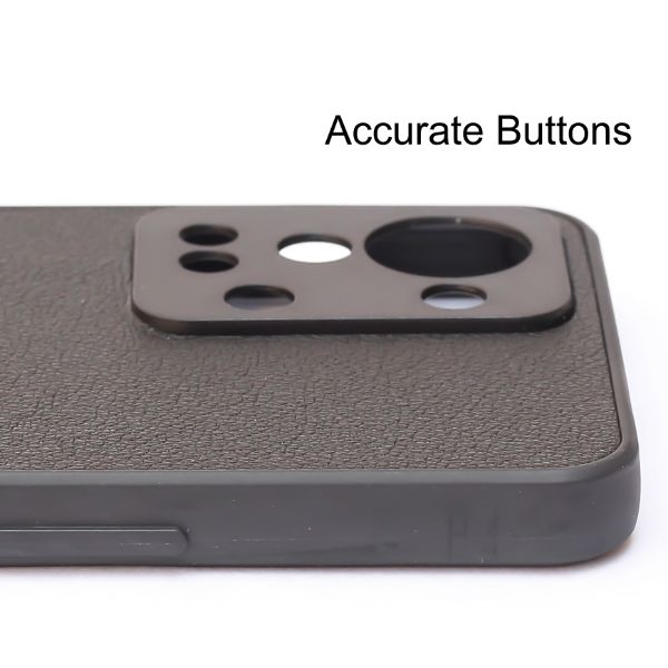 Black Leather Dual Horse rider Ornamented for Oneplus Nord 2T - The Hatke