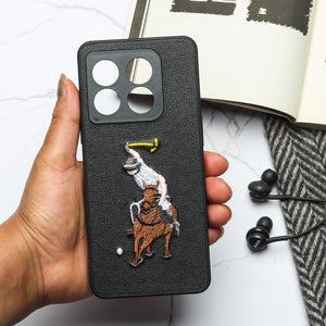 Black Leather Horse Rider Camera Ornamented for Oneplus 10T - The Hatke