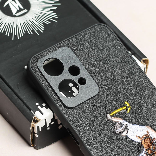 Black Leather Horse Rider Ornamented for Oneplus Nord CE 2 Lite - The Hatke