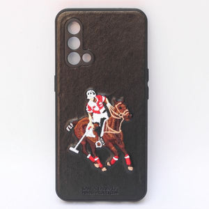 Black Leather Horse rider Ornamented for Oneplus Nord CE - The Hatke