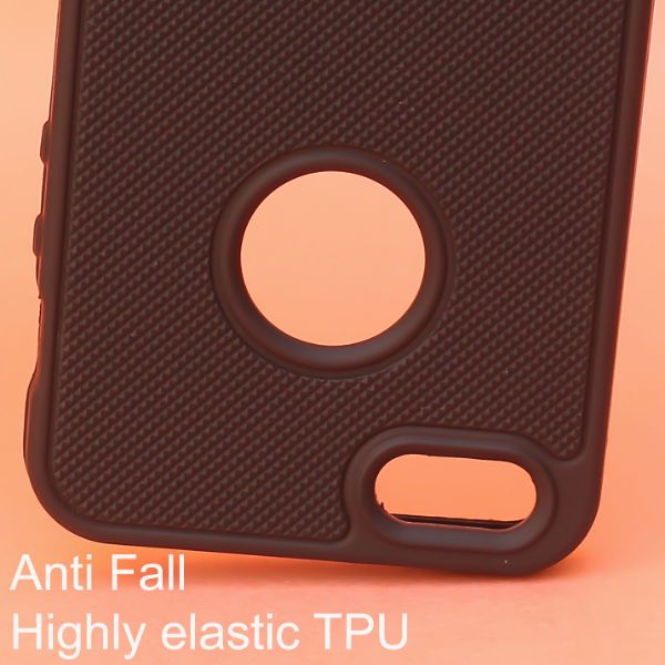 Black Logo Cut Niukin Silicone Case for Apple iphone 5/5s - The Hatke