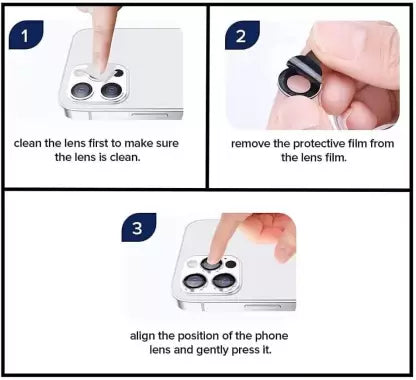 Black Metallic camera ring lens guard for Samsung S24 Plus - The Hatke