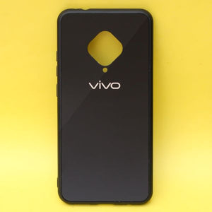 Black Mirror Silicone Case For Vivo S1 Pro - The Hatke