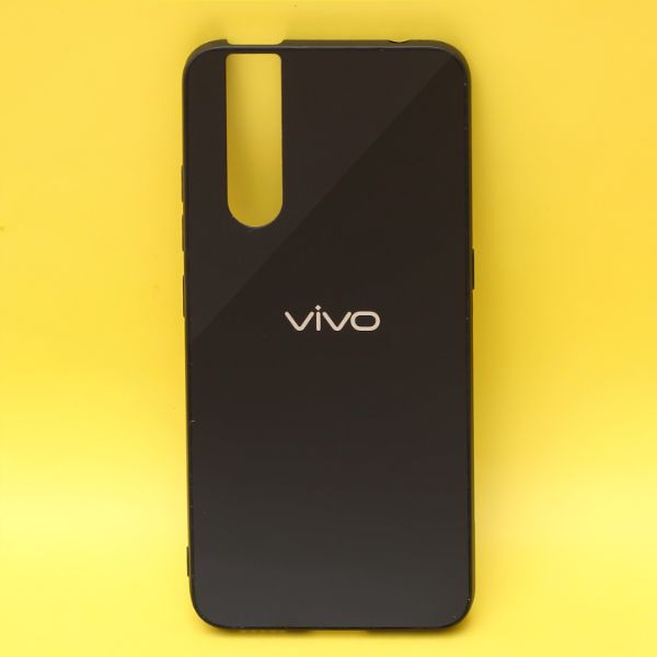 Black Mirror Silicone Case For Vivo V15 Pro - The Hatke