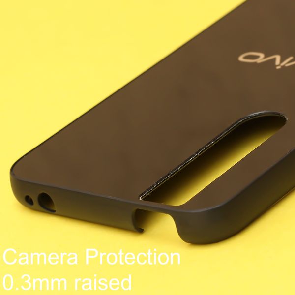 Black Mirror Silicone Case For Vivo V15 Pro - The Hatke