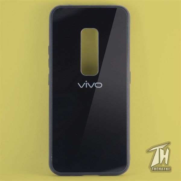 Black Mirror Silicone Case For Vivo V17 Pro - The Hatke