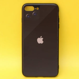 Black Multi Camera Glass case for Apple iPhone 7 Plus - The Hatke