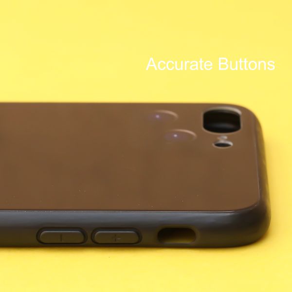 Black Multi Camera Glass case for Apple iPhone 7 Plus - The Hatke