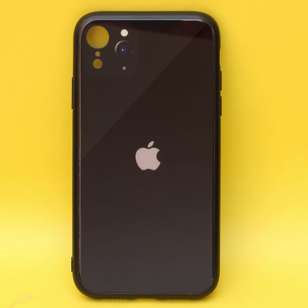 Black Multi Camera Glass case for Apple iPhone XR - The Hatke
