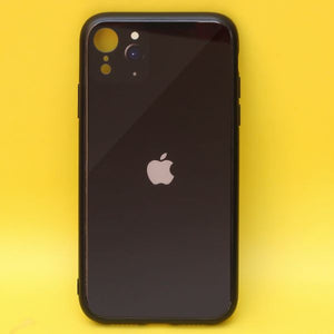 Black Multi Camera Glass case for Apple iPhone XR - The Hatke