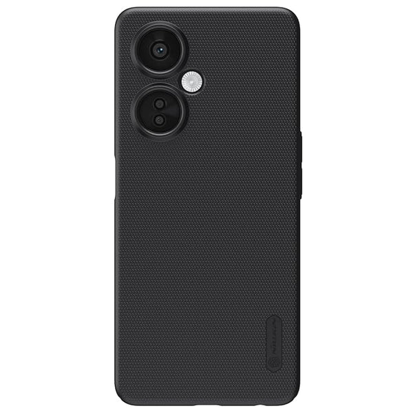 Black Niukin Logo Cut Silicone Case for Oneplus Nord CE 3 Lite - The Hatke