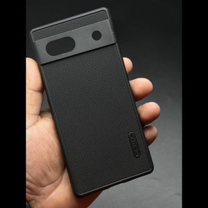 Black Niukin Silicone Case for Google Pixel 7A - The Hatke