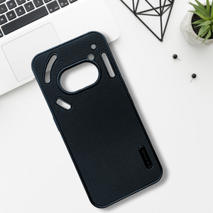 Black Niukin Silicone Case for Nothing Phone 2A - The Hatke