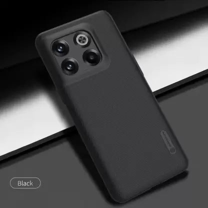 Black Niukin Silicone Case for Oneplus 10T - The Hatke