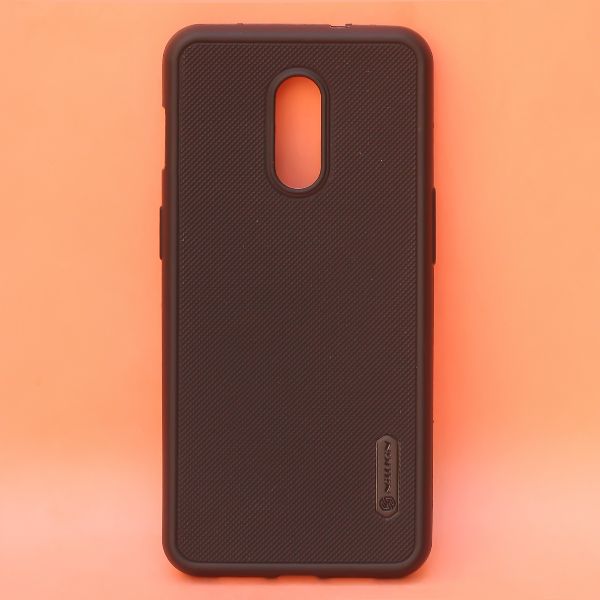 Black Niukin Silicone Case for Oneplus 6T - The Hatke