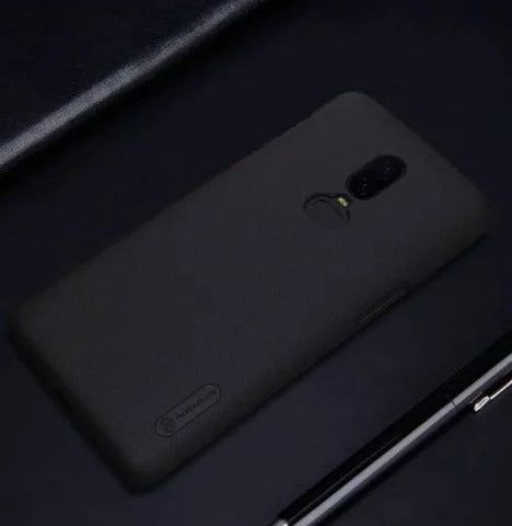 Black Niukin Silicone Case for Oneplus 6 - The Hatke