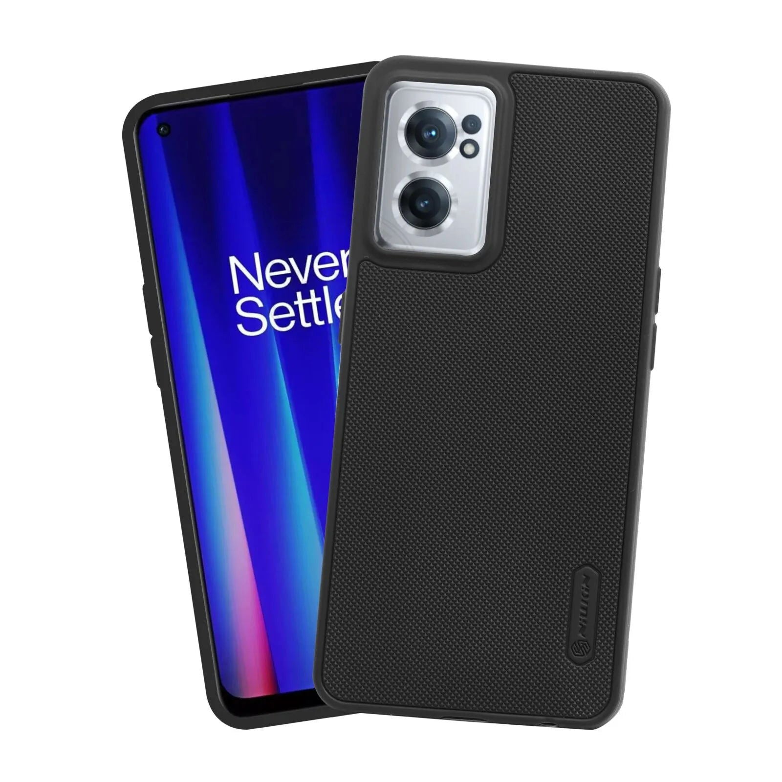 Black Niukin Silicone Case for Oneplus Nord CE 2 - The Hatke