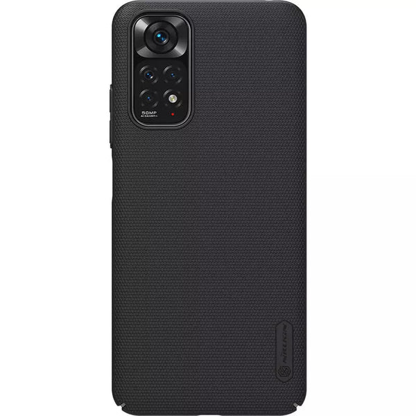 Black Niukin Silicone Case for Redmi Note 11 - The Hatke