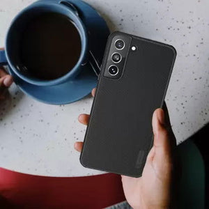 Black Niukin Silicone Case for Samsung S22 - The Hatke