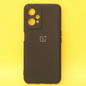 Black Original Camera Safe Silicone case for Oneplus Nord CE 2 Lite - The Hatke