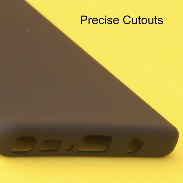 Black Original Camera Safe Silicone case for Samsung Note 9 - The Hatke