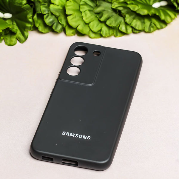 Black Original Camera Safe Silicone case for Samsung S20 FE - The Hatke
