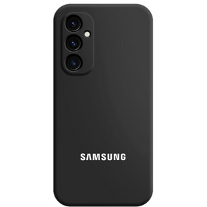 Black Original Camera Safe Silicone case for Samsung S24 - The Hatke