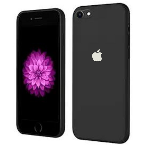 Black Original Camera Silicone Case for Apple Iphone 7 - The Hatke