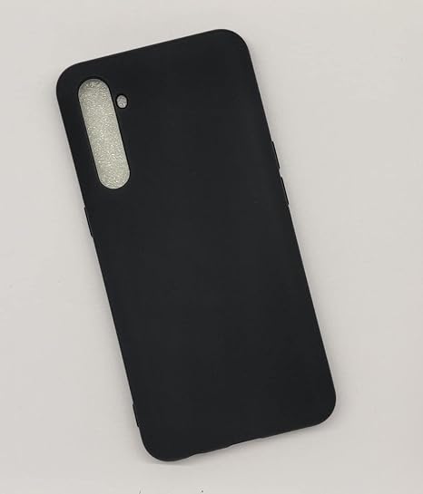 Black Original Silicone Case for Realme XT - The Hatke