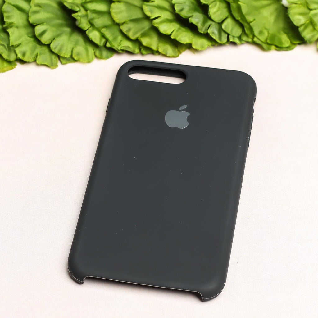 Black Original Silicone case for Apple iphone 7 Plus – The Hatke