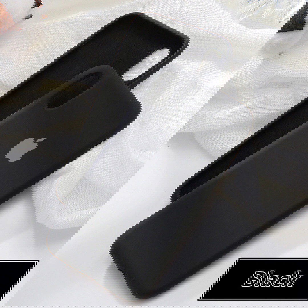 Black Original Silicone case for Apple iphone X/Xs - The Hatke