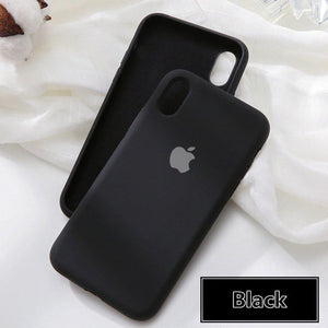 Black Original Silicone case for Apple iphone X/Xs - The Hatke