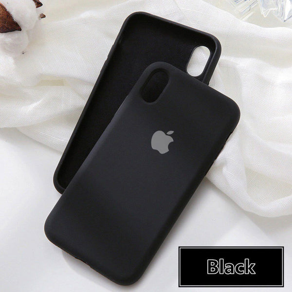 Black Original Silicone case for Apple iphone X/Xs - The Hatke