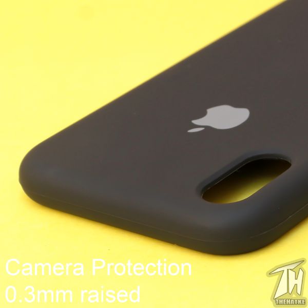 Black Original Silicone case for Apple iphone X/Xs - The Hatke