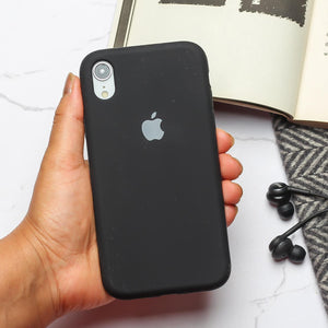 Black Original Silicone case for Apple iphone XR - The Hatke