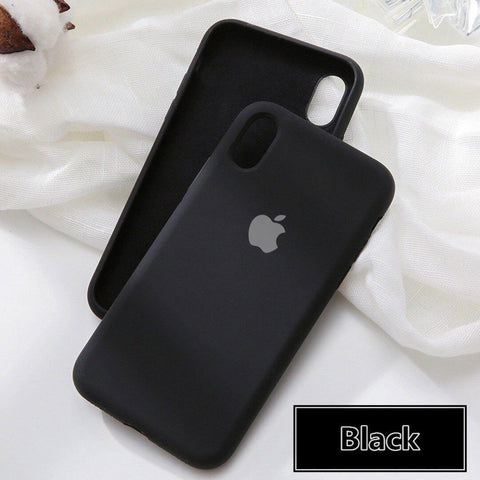 Black Original Silicone case for Apple iphone Xs Max - The Hatke