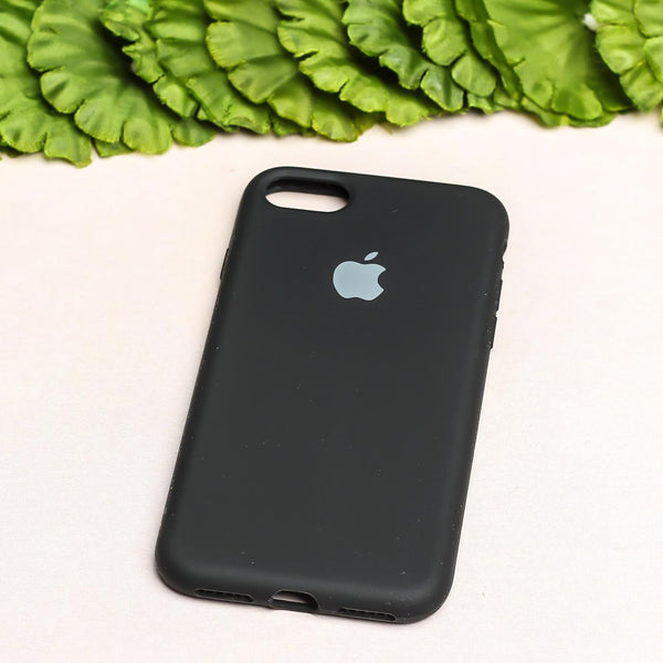 Black Original Silicone case for Apple iphone se 2 - The Hatke