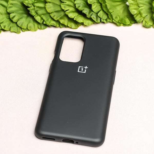 Black Original Silicone case for Oneplus 9 - The Hatke