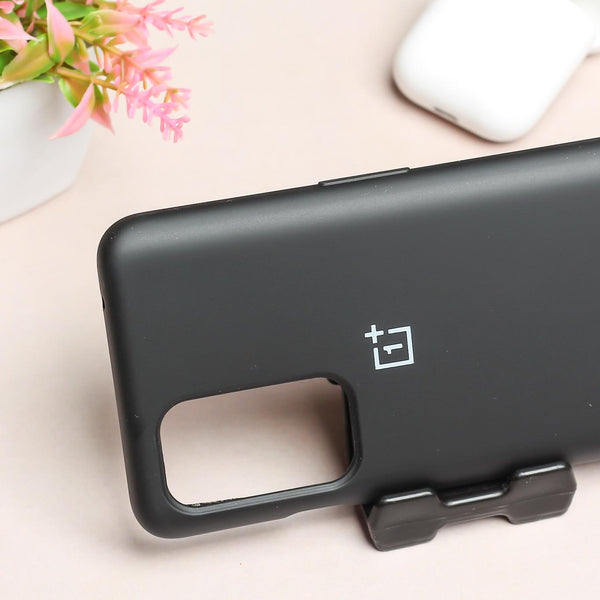 Black Original Silicone case for Oneplus 9 - The Hatke
